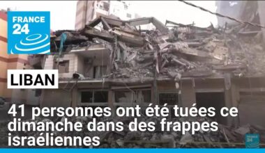 Au Liban, au moins 41 morts dimanche 10 novembre • FRANCE 24