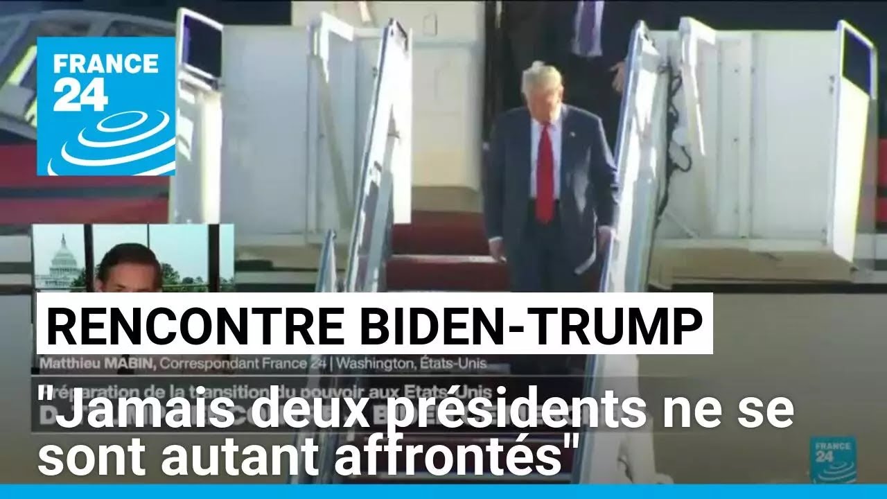 Rencontre entre Biden et Trump : "jamais deux présidents ne se sont autant affrontés"