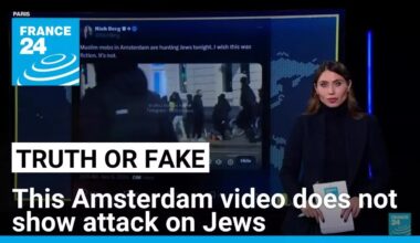 Viral video falsely captioned as 'Muslims hunting Jews in Amsterdam' • FRANCE 24 English