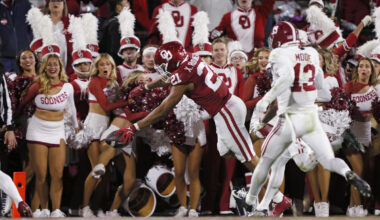 Oklahoma stuns No. 7 Alabama 24-3 to likely end Tide's playoff hopes