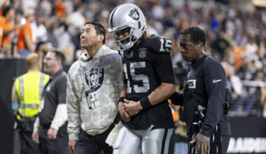 Raiders QB Gardner Minshew reportedly suffers season-ending broken collarbone
