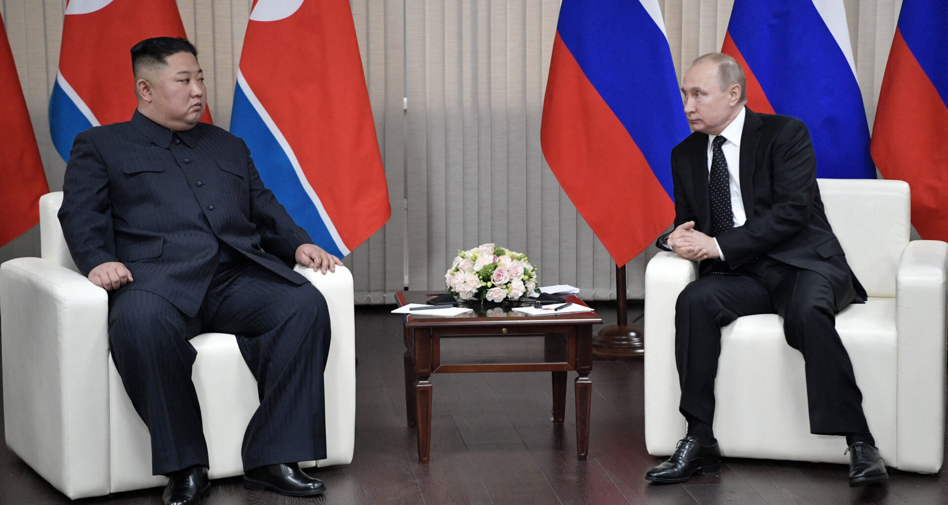 Kim Jong-Un and Putin