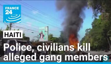 Bodies burned after Haiti police, civilians kill 28 alleged gang members • FRANCE 24 English