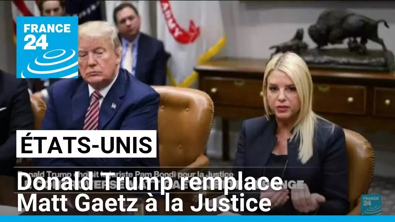 Donald Trump remplace Matt Gaetz à la Justice par l'ex-procureure Pam Bondi • FRANCE 24