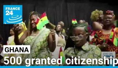 Ghana grants citizenship to 500 people as part of 'Year of Return' • FRANCE 24 English