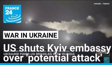 US shuts Kyiv embassy as Russia vows response to long-range missile strikes • FRANCE 24 English