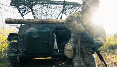 Ukrainian soldier
