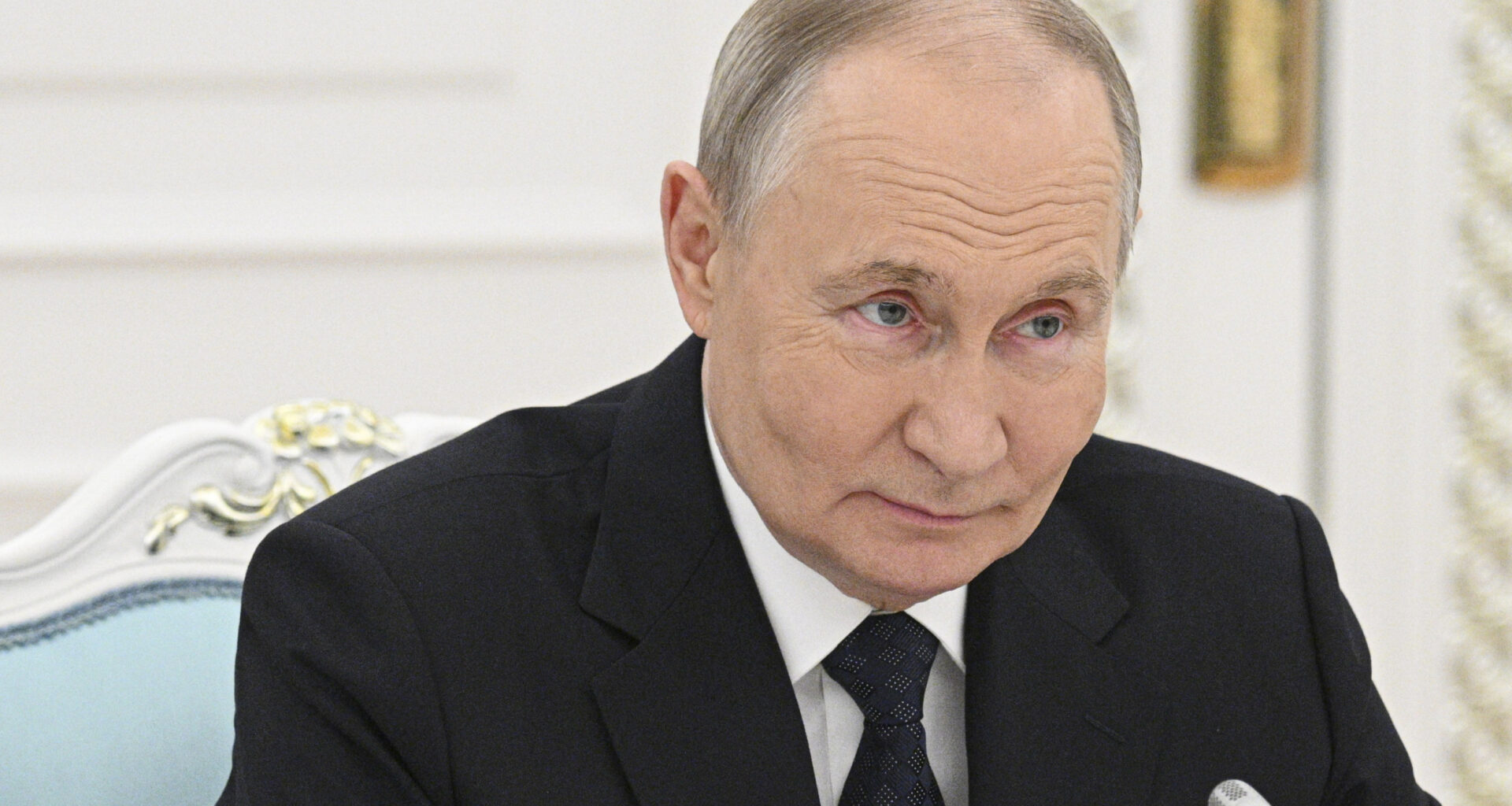 Russian President Vladimir Putin at Meeting