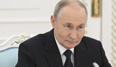 Russian President Vladimir Putin at Meeting