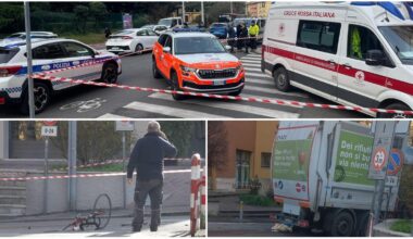 Incidente oggi a Bologna, giovane ciclista investito e ucciso dal camion dei rifiuti