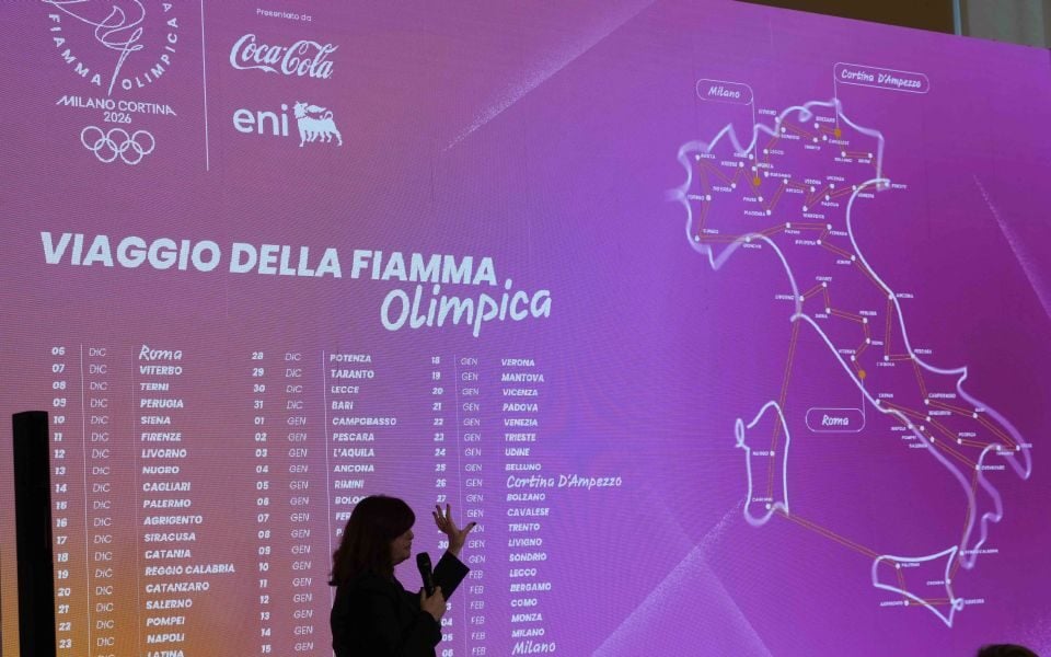 Olympic flame for 2026 Games will go on 63-day journey across Italy