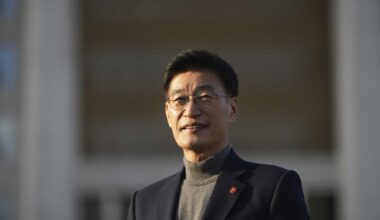 South Korean National Assembly member Moon Dae-Lim poses for a photo at the National Assembly in Seoul, South Korea, Tuesday, Nov. 19, 2024.