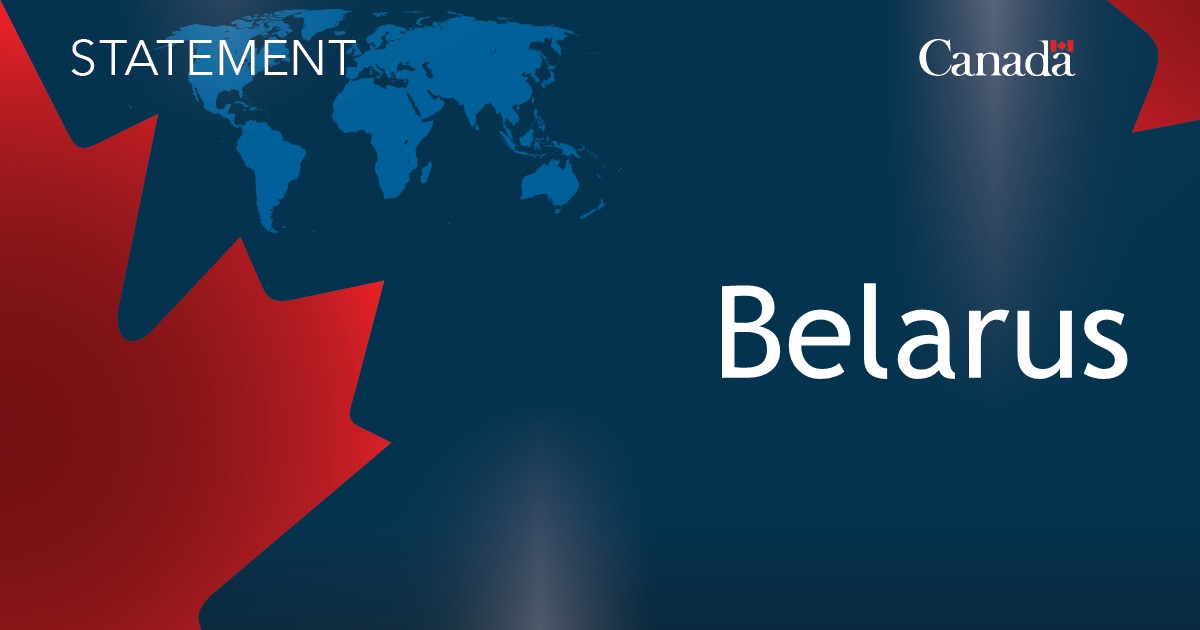 Joint statement between Canada and the Democratic Forces of Belarus