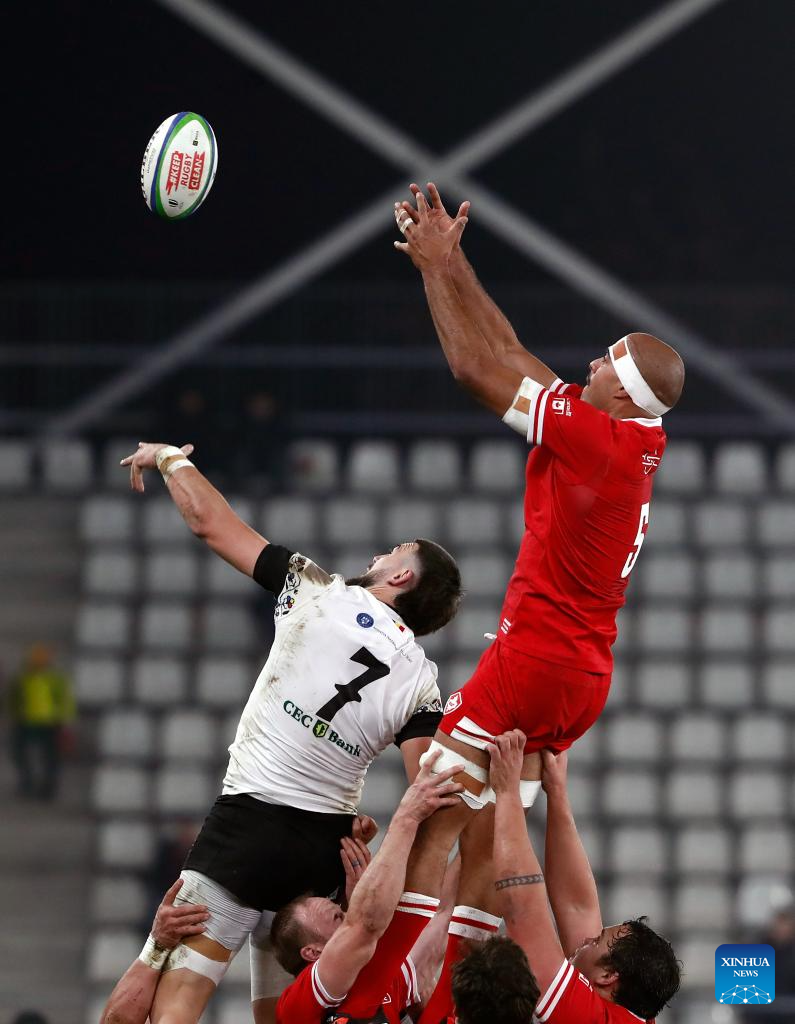 Int'l rugby test match: Romania vs. Canada-Xinhua