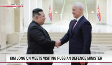 North Korea's Kim Jong Un meets visiting Russian defense minister