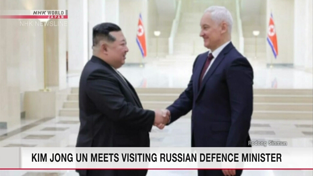North Korea's Kim Jong Un meets visiting Russian defense minister