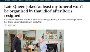 Late Queen joked ‘at least my funeral won’t be organised by that idiot’ after Boris resigned