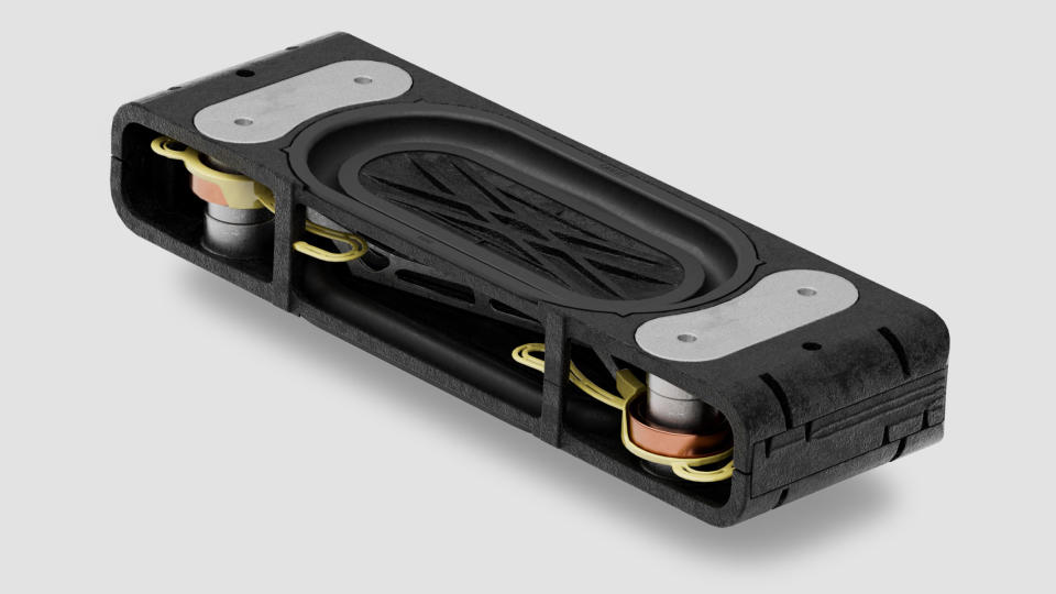 Sonos' Sound Motion driver offers twice the bass compared to the woofers in the original Arc.