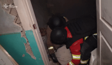 Person Pulled From Rubble After Deadly Russian Drone Strike on Sumy