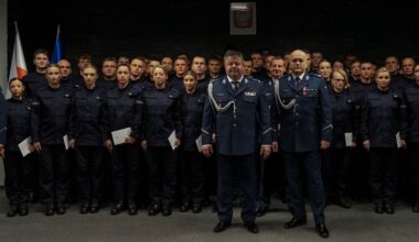 Uroczyste ślubowanie nowo przyjętych policjantów - Aktualności