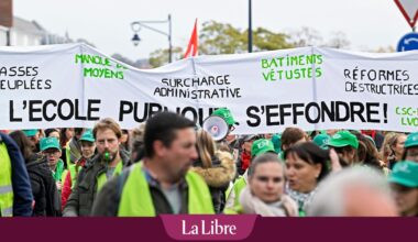 Grève du 26 novembre dans les écoles : "Je n'ai jamais vu une telle mobilisation, les enseignants sont remontés!"