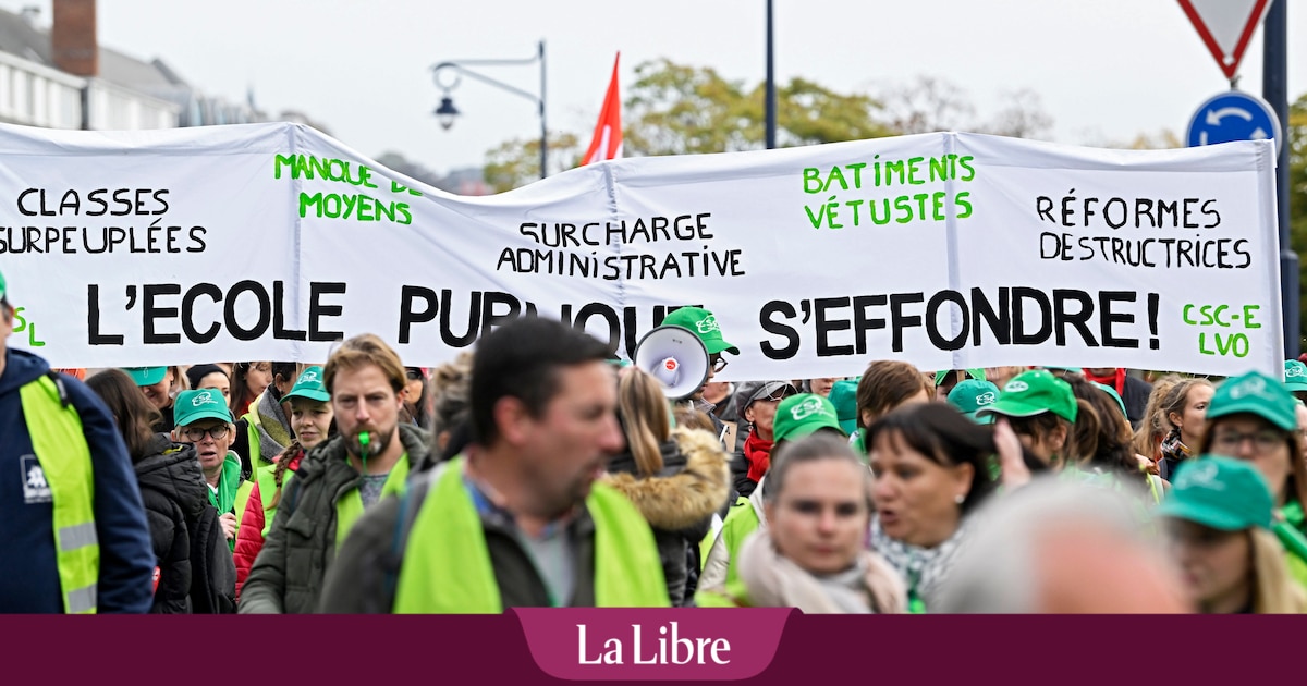 Grève du 26 novembre dans les écoles : "Je n'ai jamais vu une telle mobilisation, les enseignants sont remontés!"