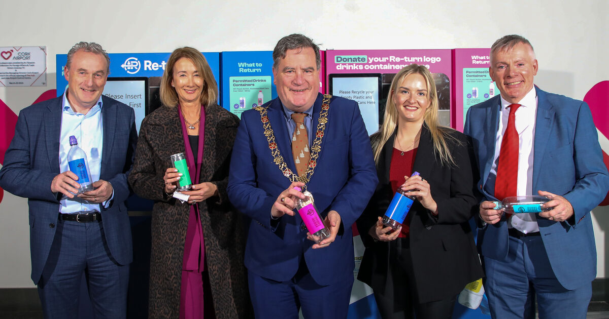 Cork Airport becomes first transport hub in Ireland to introduce Re-Turn vending machines