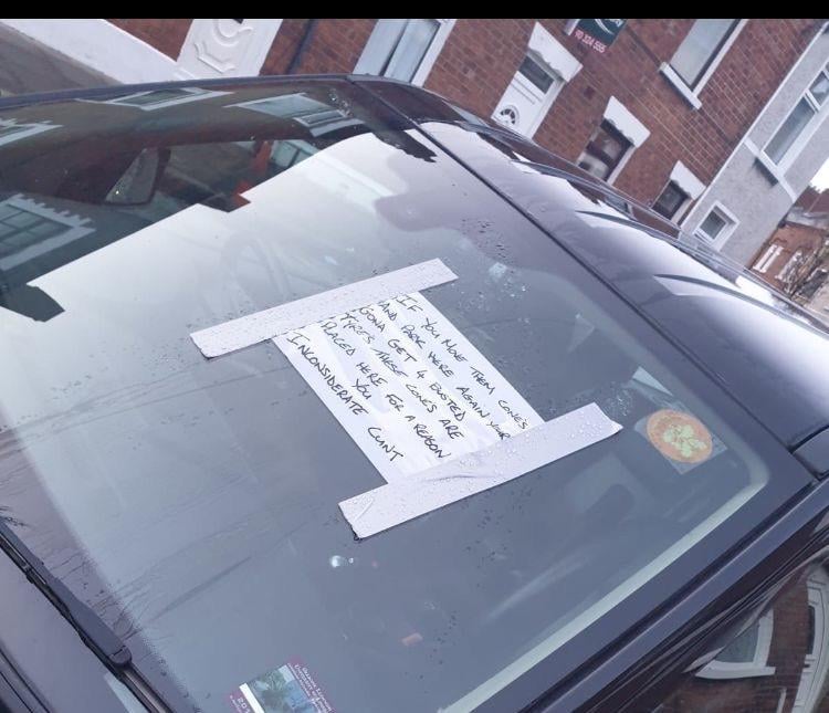 Belfast ones - definitely don’t like you moving the cones outside their house !