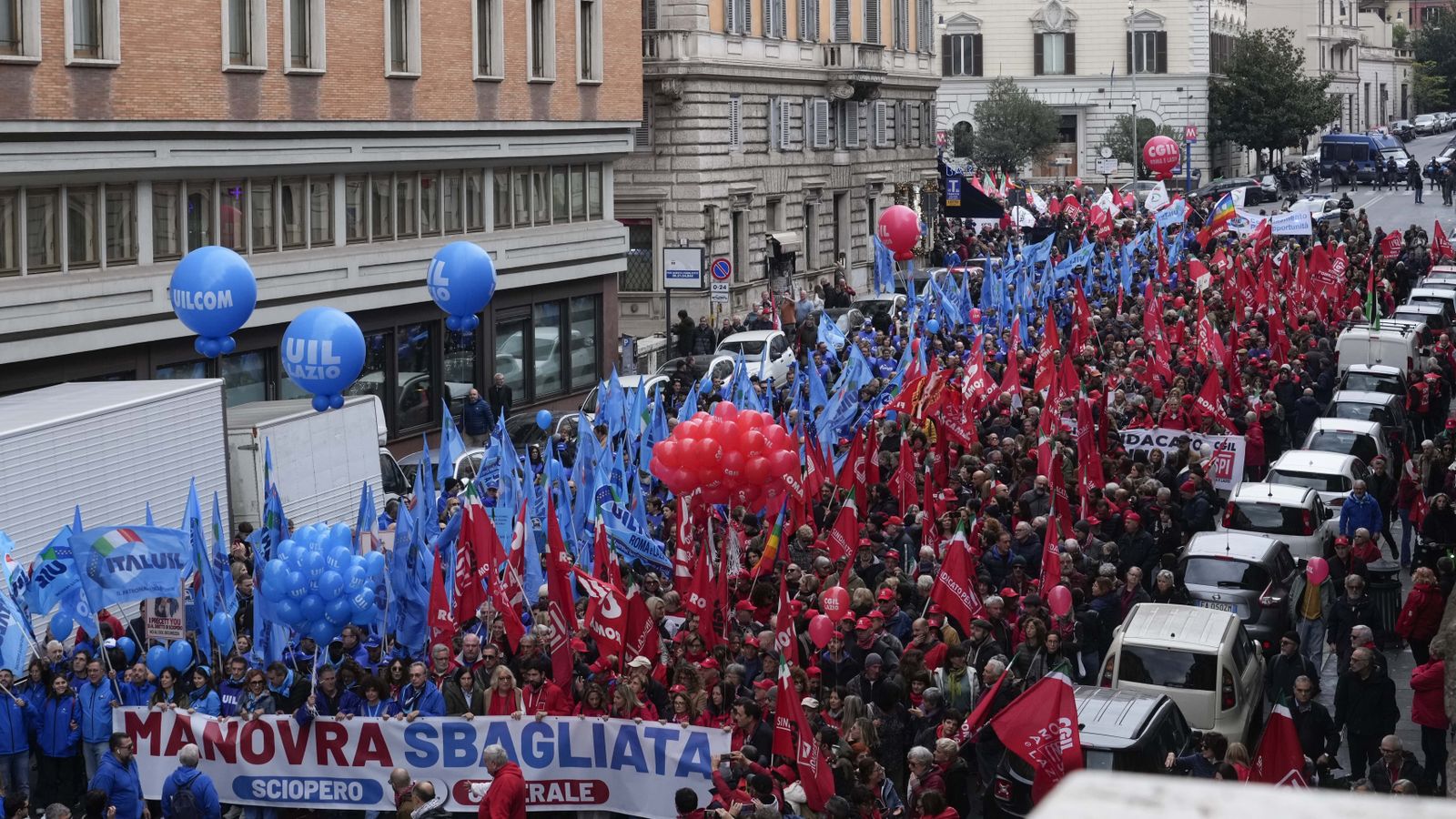 General strike in Italy opposes fascist Prime Minister Meloni’s austerity budget