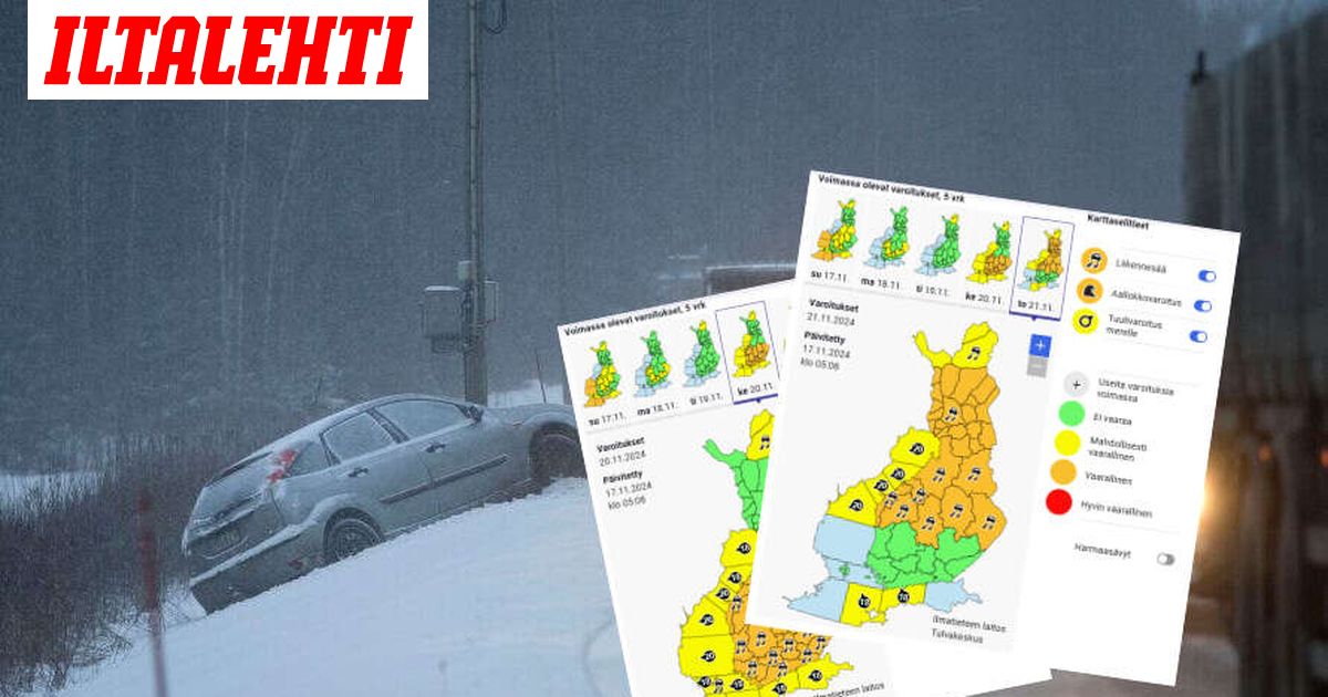 Suomi hehkuu ensi viikolla oranssina