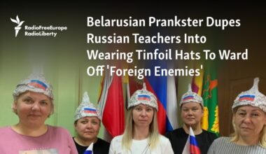 Belarusian Prankster Dupes Russian Teachers Into Wearing Tinfoil Hats To Ward Off 'Foreign Enemies'