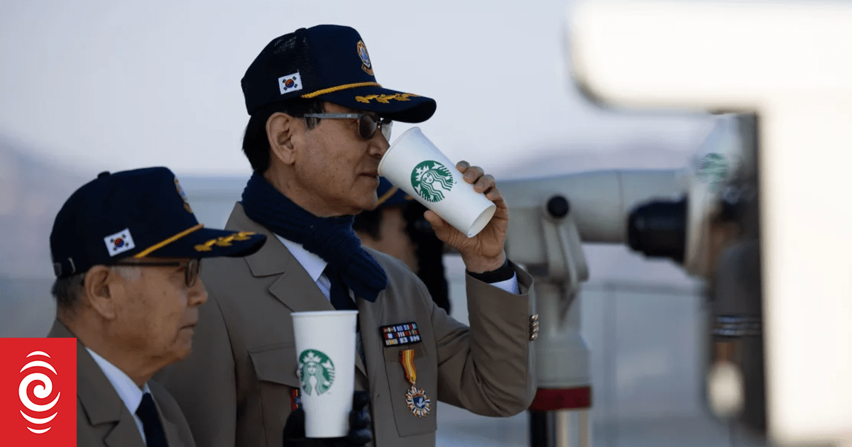 Starbucks opens a cafe with a view of North Korea