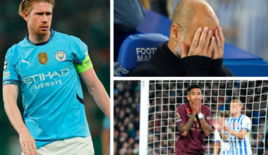 VIDEO. Na invalbeurt van De Bruyne liep het helemaal mis, maar Man City-coach Guardiola blijft strijdvaardig na vierde (!) nederlaag op rij: “Ik zie dit als een uitdaging”