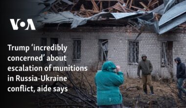 Trump ‘incredibly concerned’ about escalation of munitions in Russia-Ukraine conflict, aide says  