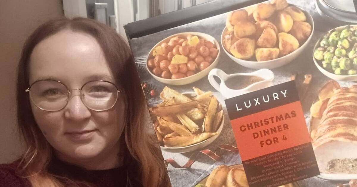 Something was missing from my Iceland £25 Christmas dinner in a box