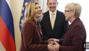 Pirc Musar sprejela ženo ukrajinskega predsednika Oleno Zelensko