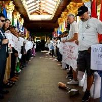 Landmine victims gather to protest US decision to supply Ukraine | Nation