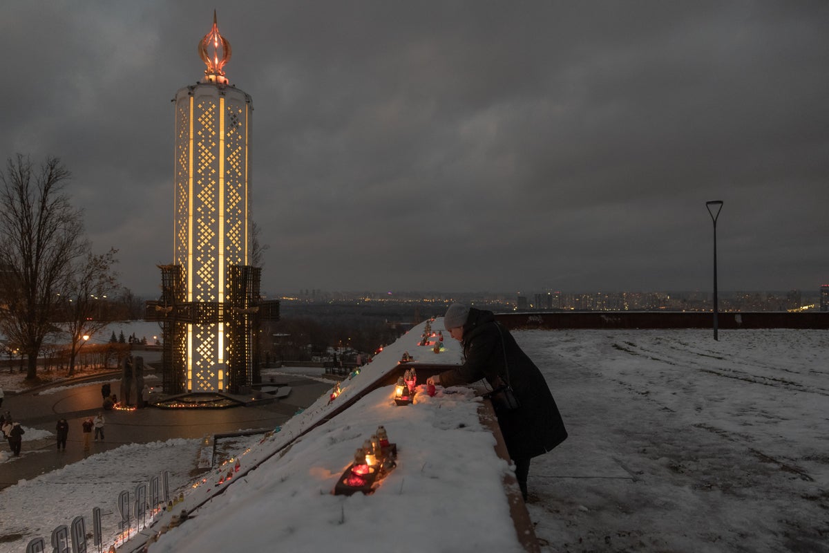 Putin launches record drone attack on Kyiv as Briton captured fighting for Ukraine