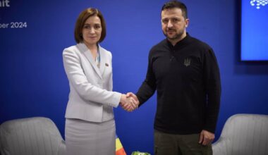 Zelenskyy invites re-elected Moldovan President Sandu to Ukraine