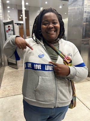 "The fact that it’s an attempt gives other girls who look like me or who look like her the drive that, 'Hey, I can do this or I can shoot for something higher’,” said voter Jewel Hall.