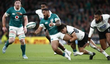 Ireland rookies impress as penalty-ridden Fiji dominated 52-17