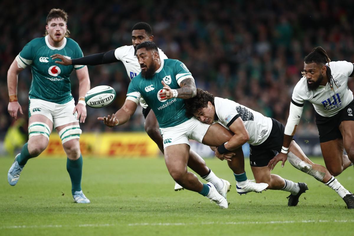 Ireland rookies impress as penalty-ridden Fiji dominated 52-17