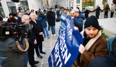 Austrian parliament speaker Walter Rosenkranz has been widely criticised for being a member of a far-right student fraternity known for its strident pan-German nationalism (Eva MANHART)