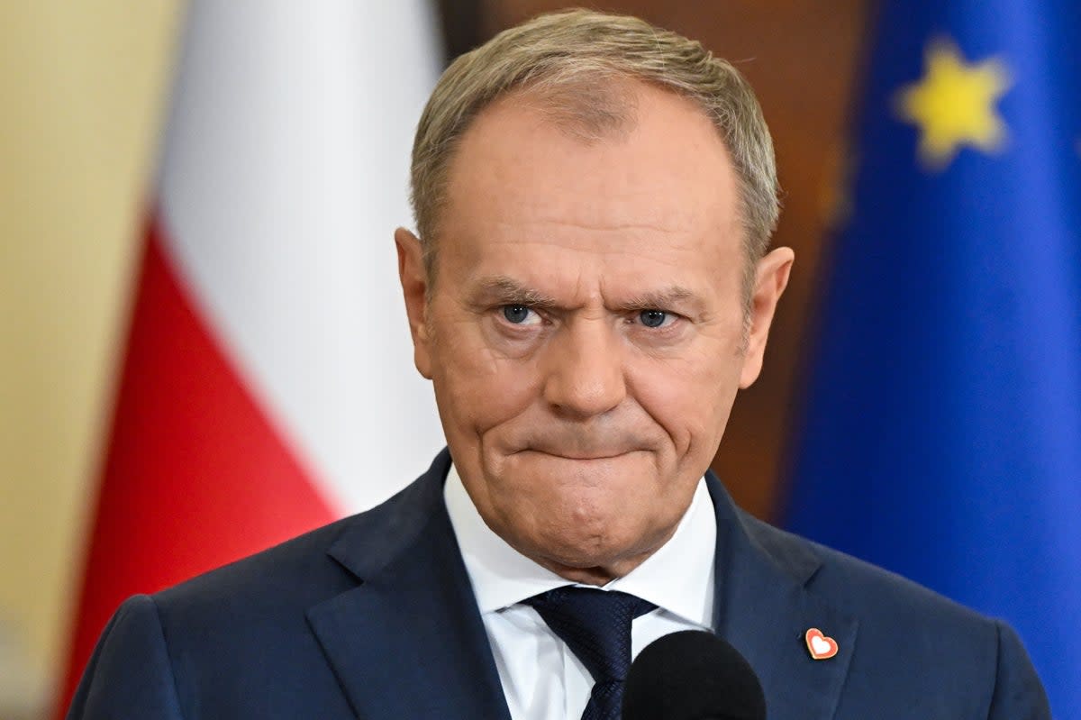 Poland’s prime minister Donald Tusk (EPA)