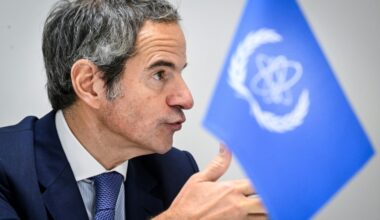 International Atomic Energy Agency chief Rafael Grossi speaks with AFP in Azerbaijan ahead of his visit to neighbouring Iran for crunch nuclear talks. (Alexander NEMENOV)