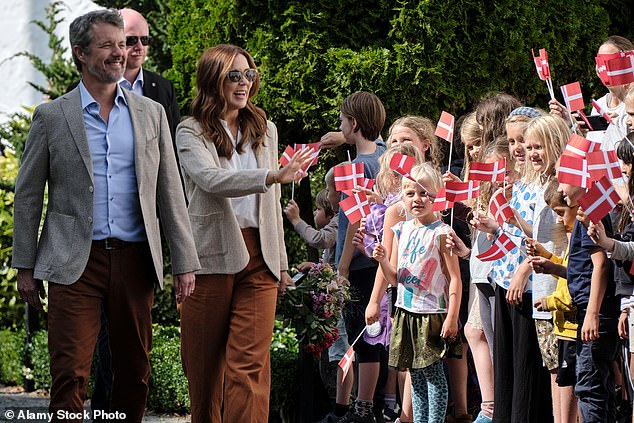 In August, King Frederik and Queen Mary of Denmark put on a united front during a visit to the Danish island of Bornholm