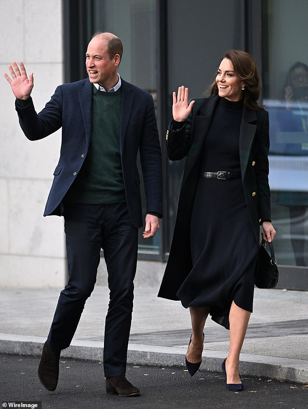 The Prince and Princess of Wales are not the kind of couple who indulge in public displays of affection during their royal duties, but instead use fashion to show their cohesive unity