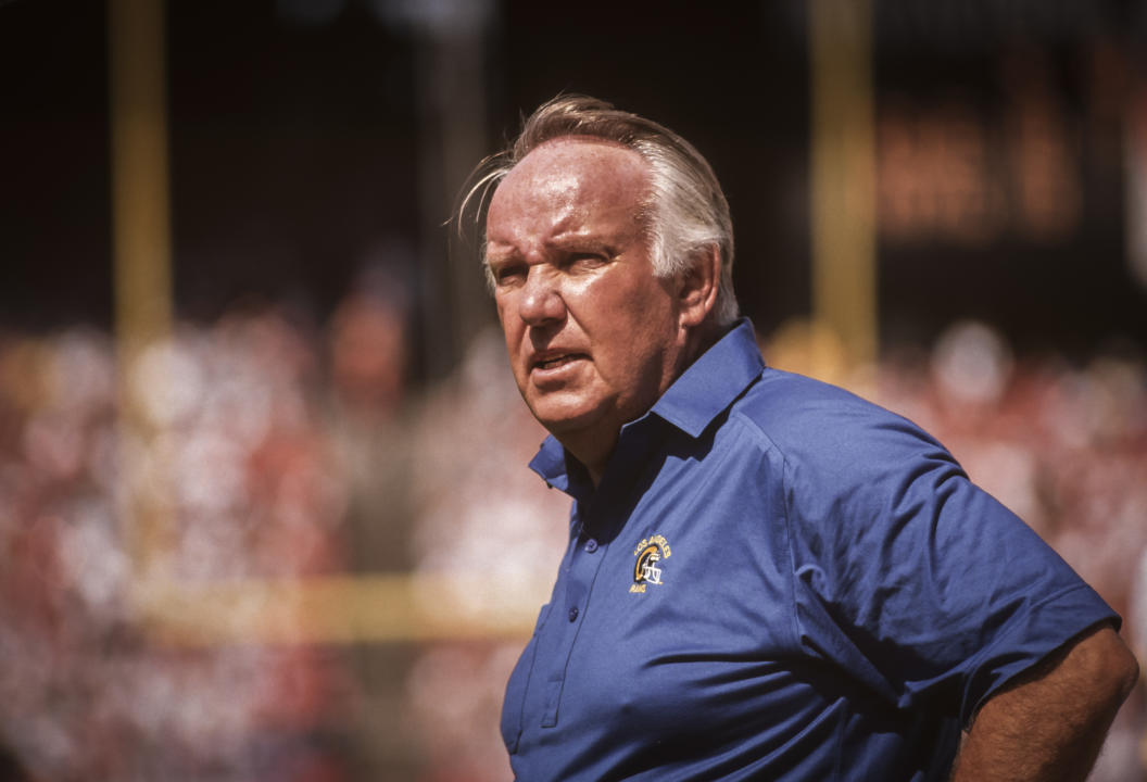 John Robinson coached the Rams for nine seasons. (David Madison/Getty Images)