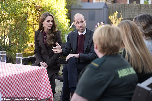 Princess Kate and Prince William appeared in Southport last month to meet rescue workers and the families and the couple appeared to be putting on a united front using the art of coordinated clothing