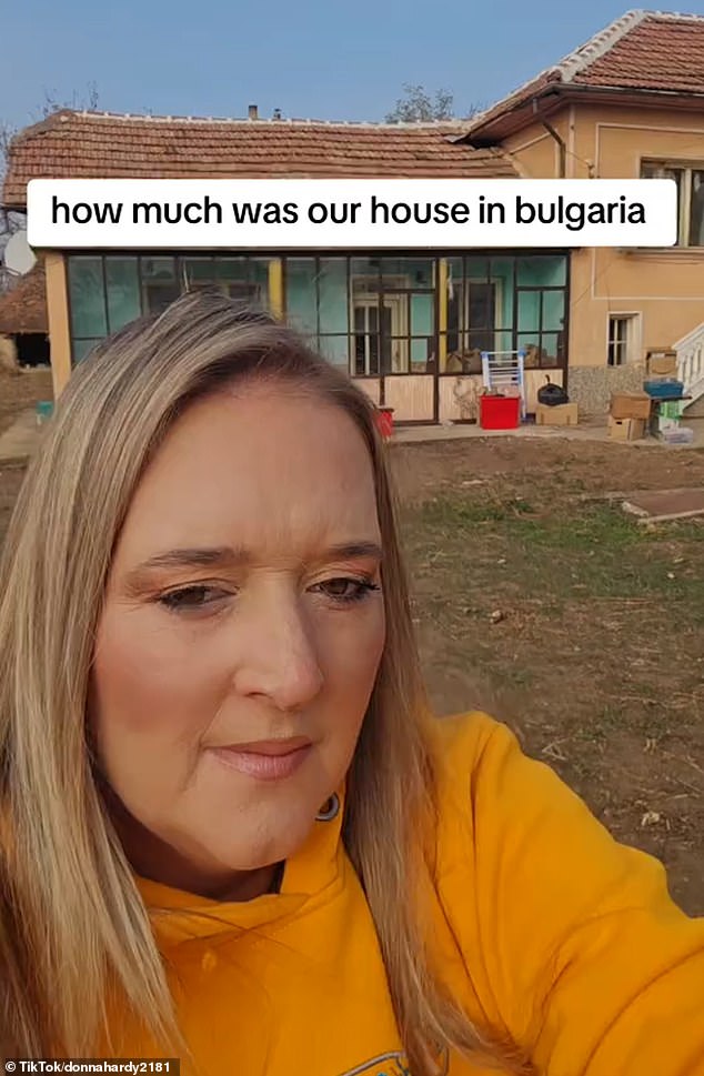 Donna Hardy paid £21,500 for her new 'massive' home in Bulgaria after ditching the UK